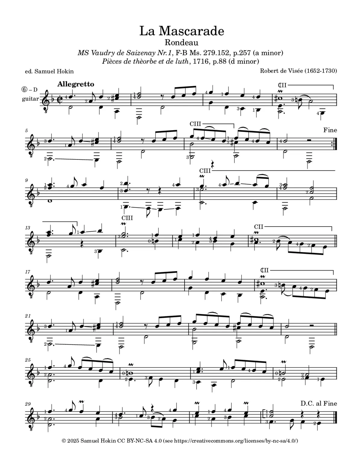 La Mascarade - Page 1