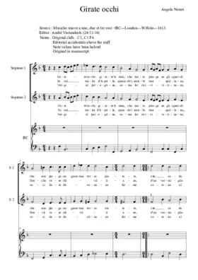 Girate occhi, girate