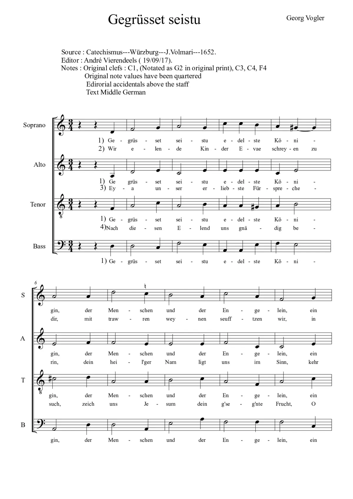 Gegrüsset seistu - Page 1