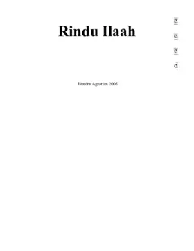 Rindu Ilaah