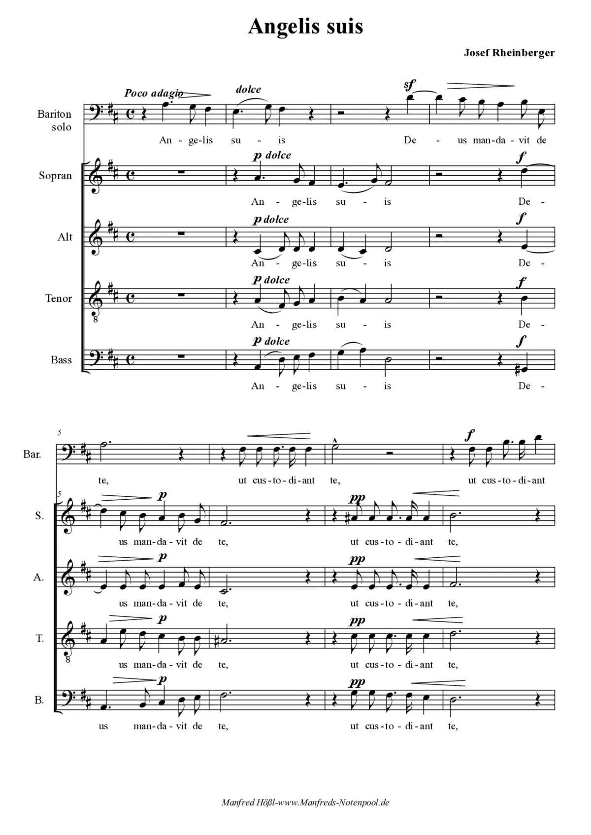 Carmina sacra - 11 Motetten - Page 1