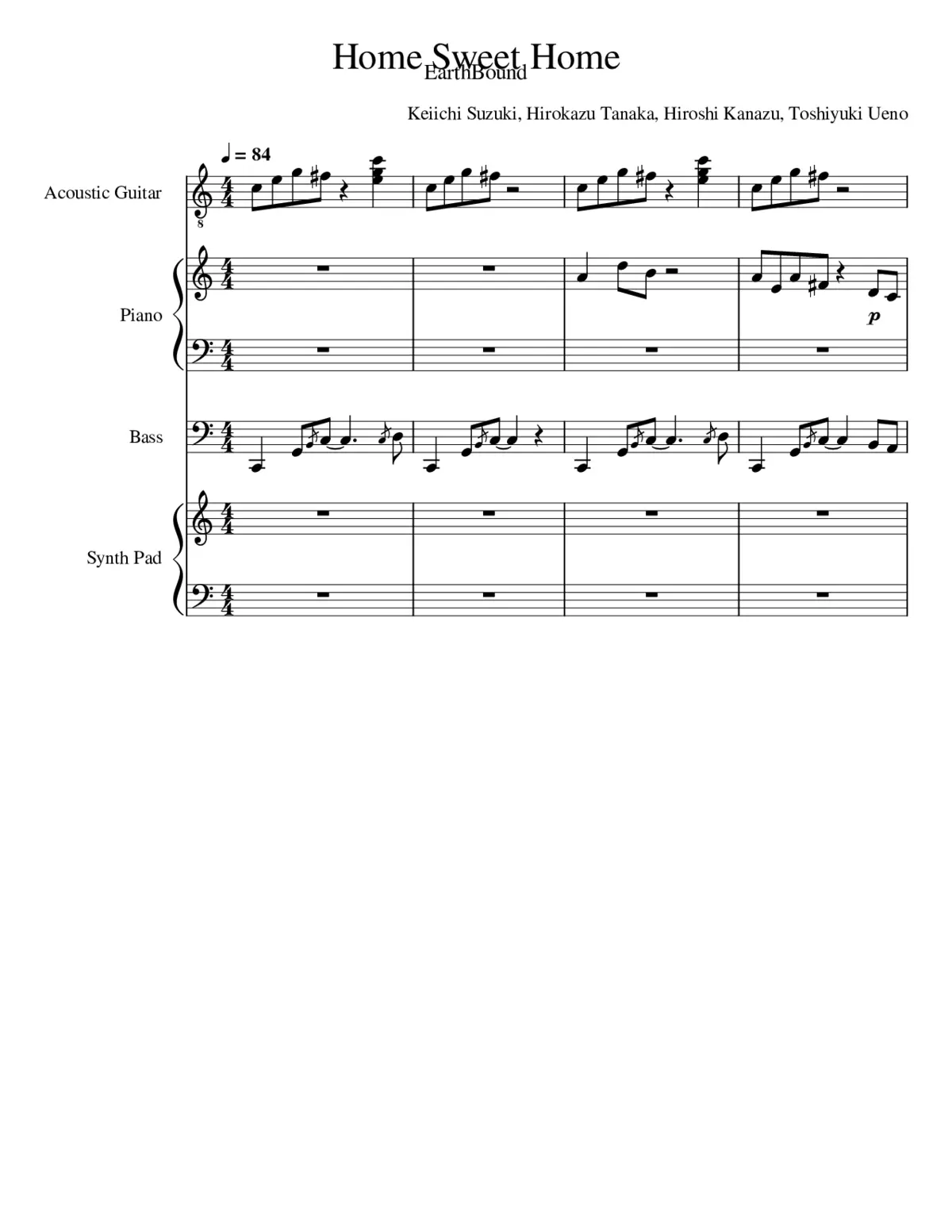 earthbound - home sweet home - Page 1