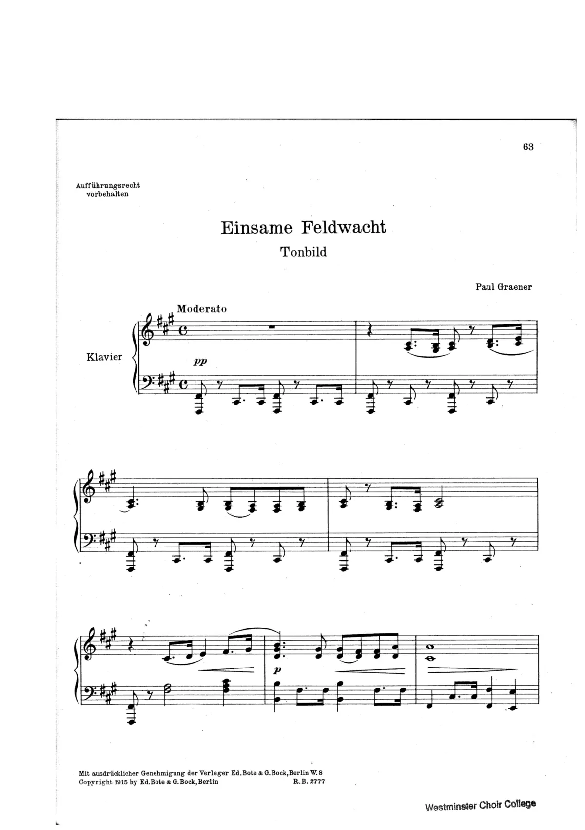 2 Piano Pieces - Page 1