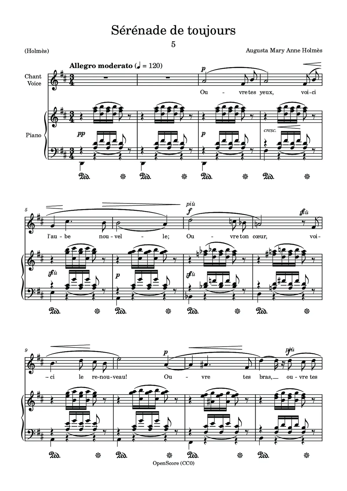 Sérénade de toujours - Page 1