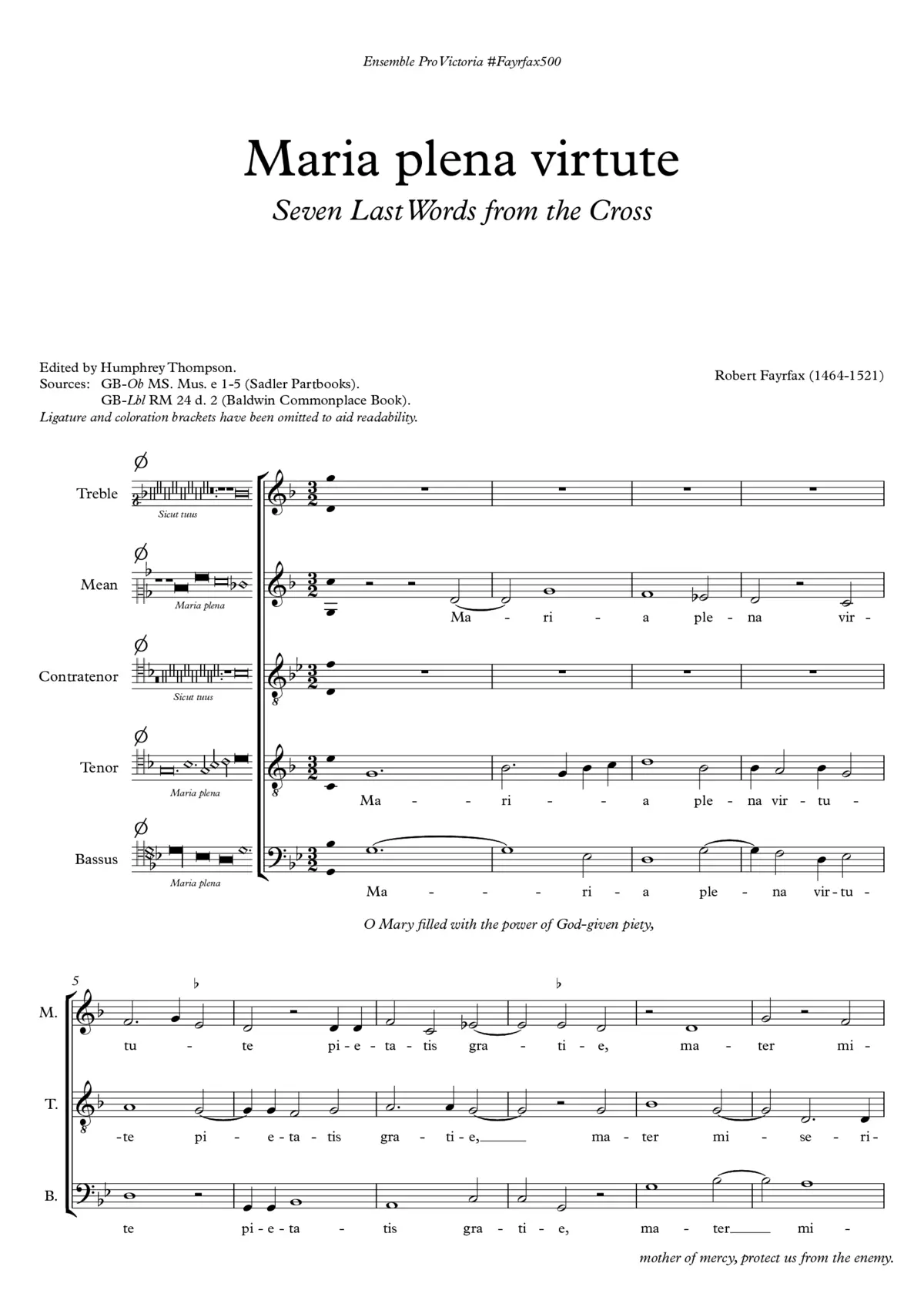 Maria plena virtute - Page 1