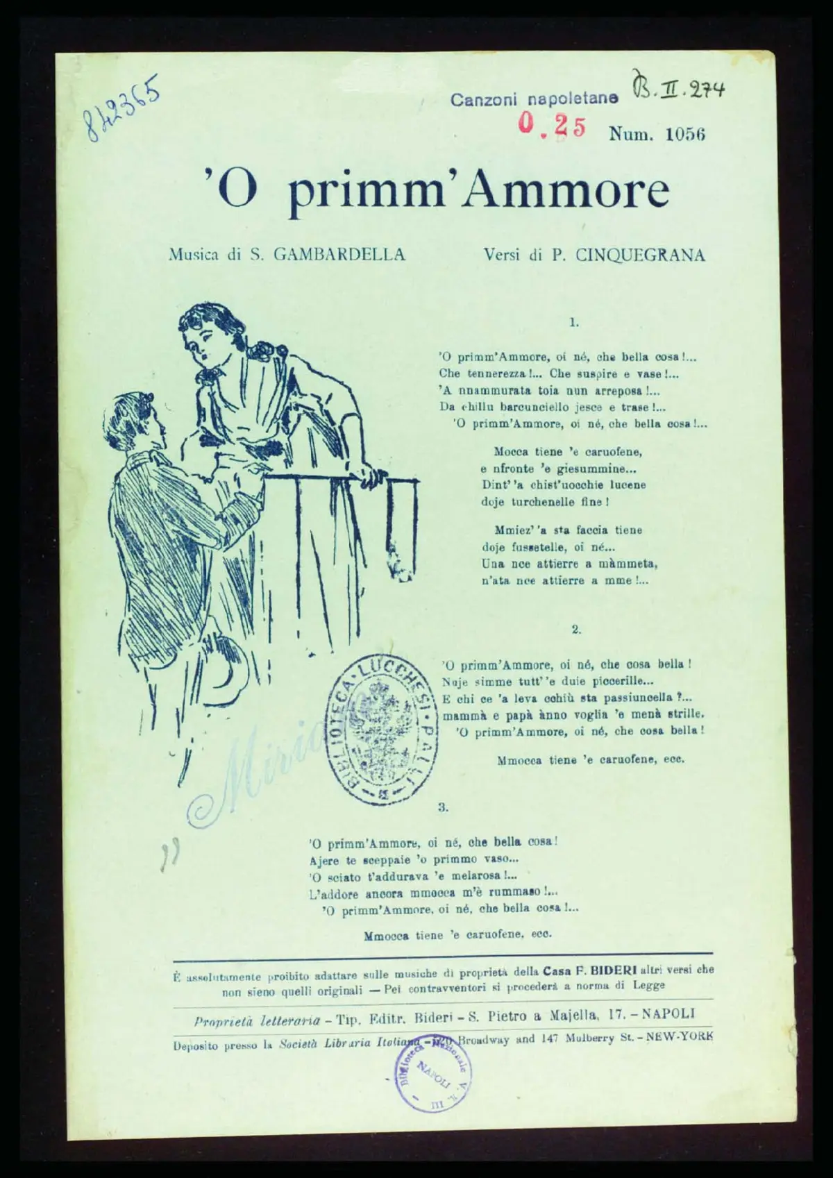 'O primm'Ammore - Page 1