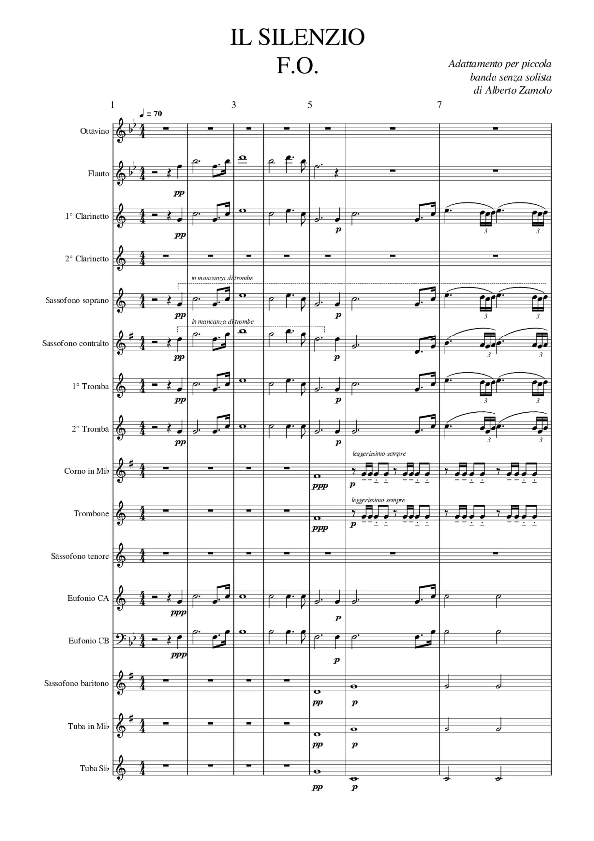 Il Silenzio - Page 1