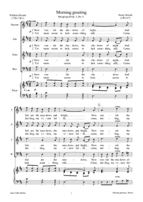 Morgengruß, Op. 3, No. 4