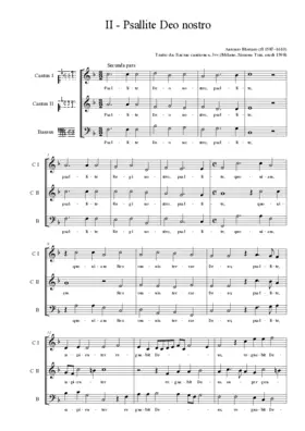 Psallite Deo nostro