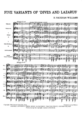 5 Variants of ‘Dives and Lazarus’