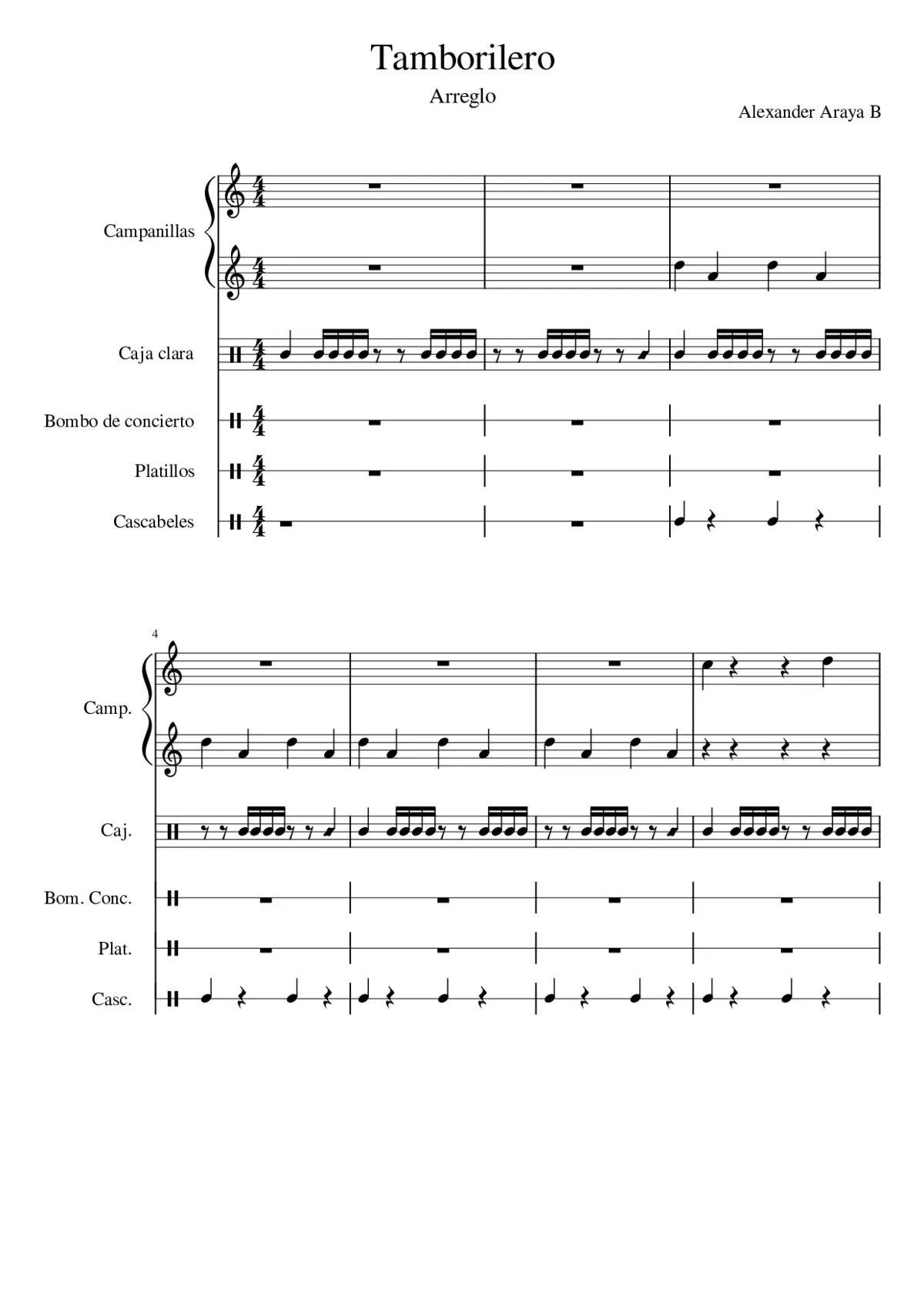 Tamborilero - Page 1