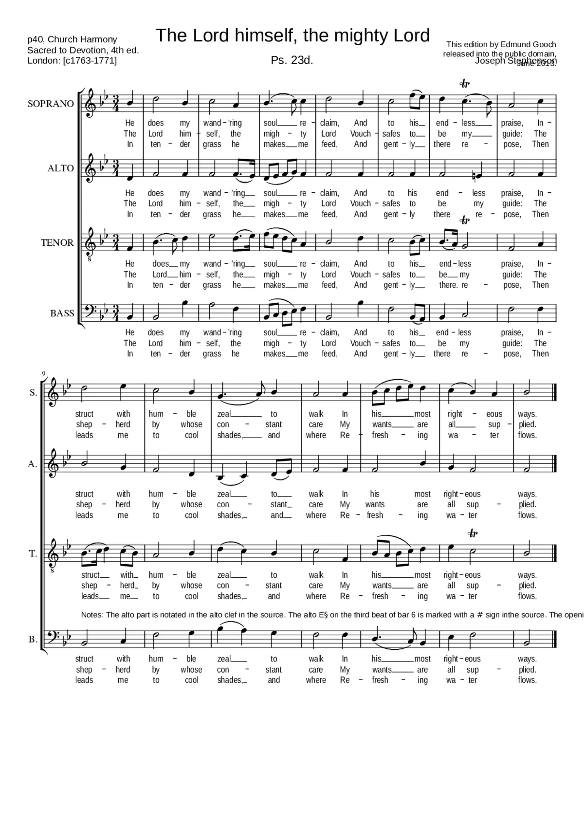 The Lord himself the mighty Lord - Page 1