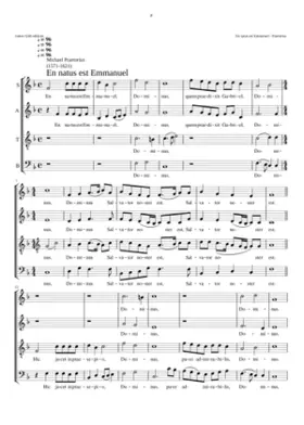 En natus est Emmanuel (Lo! Emmanuel is born)