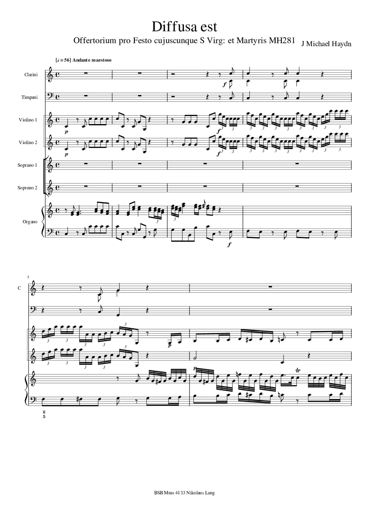 Diffusa est, MH 281 - Page 1