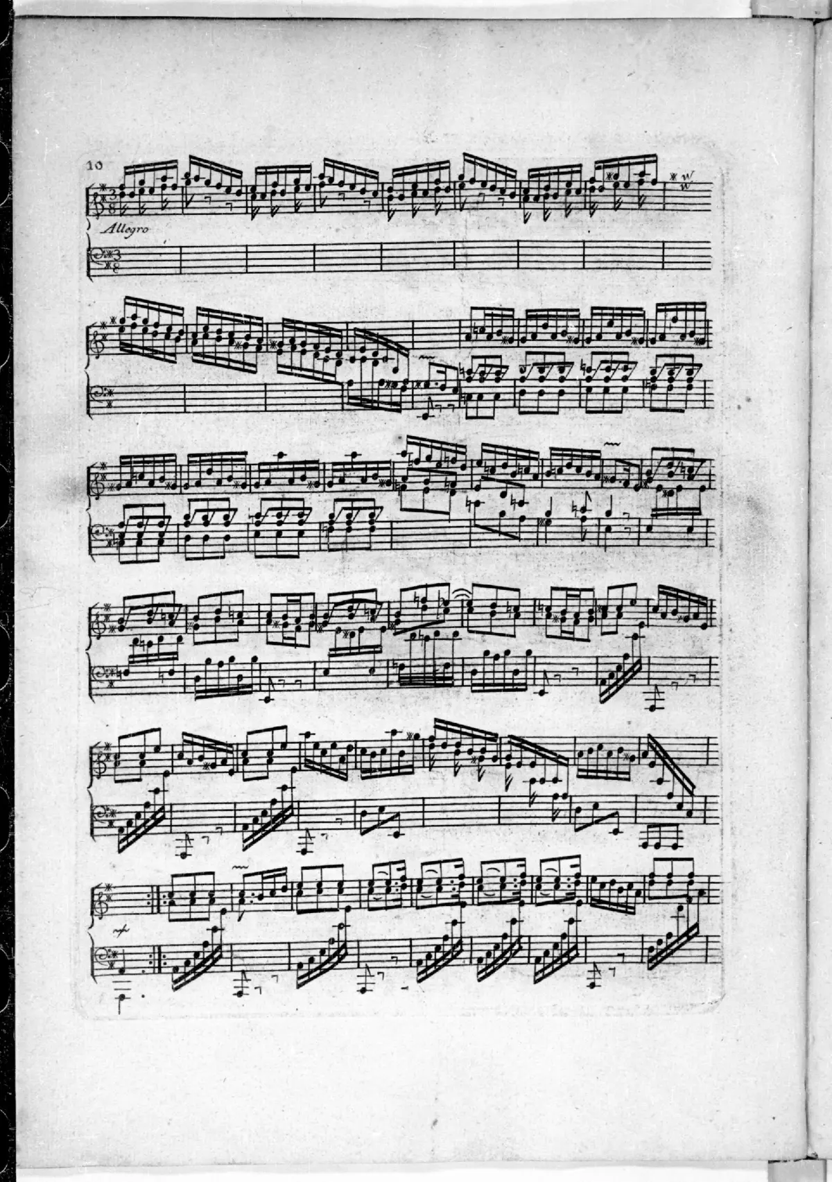 Keyboard Sonata in D major - Page 1