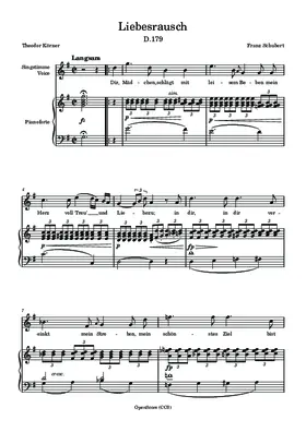 Liebesrausch, D.179