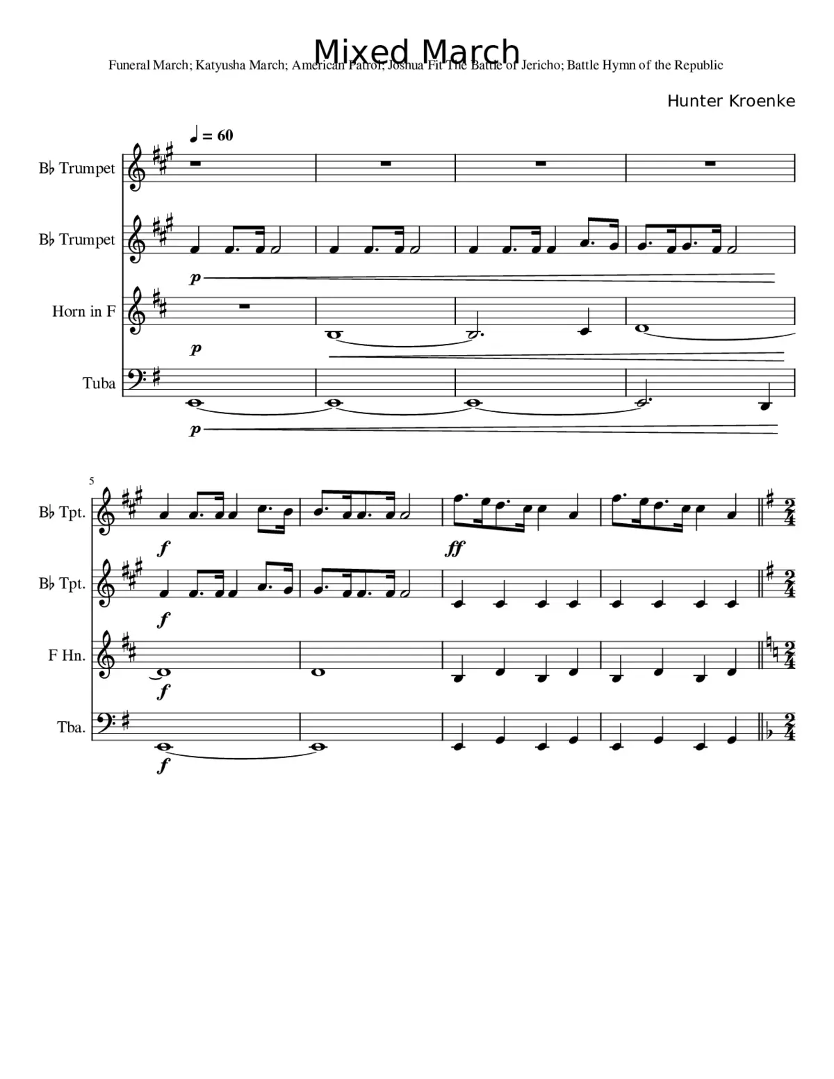 American Patrol Op.92 - Page 1