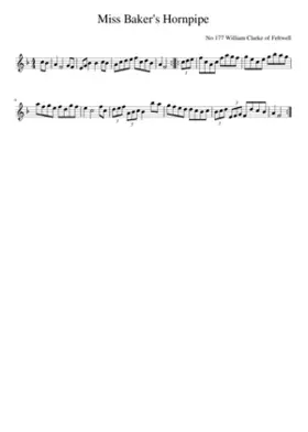 Miss Baker's Hornpipe