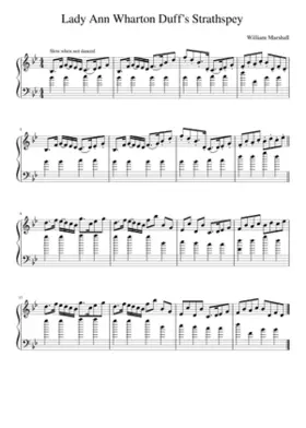 Lady Ann Wharton Duff's Strathspey