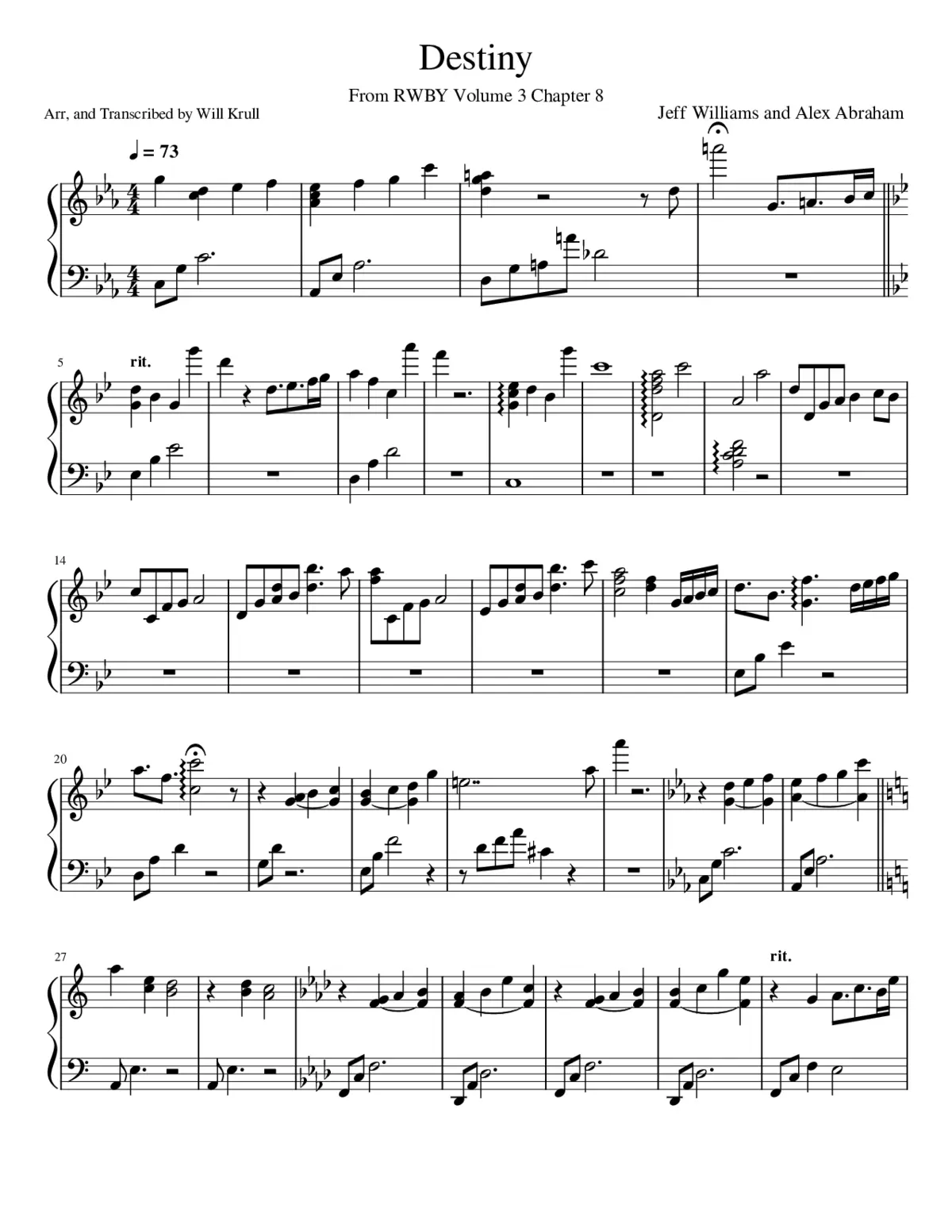 RWBY OSTs - Page 1