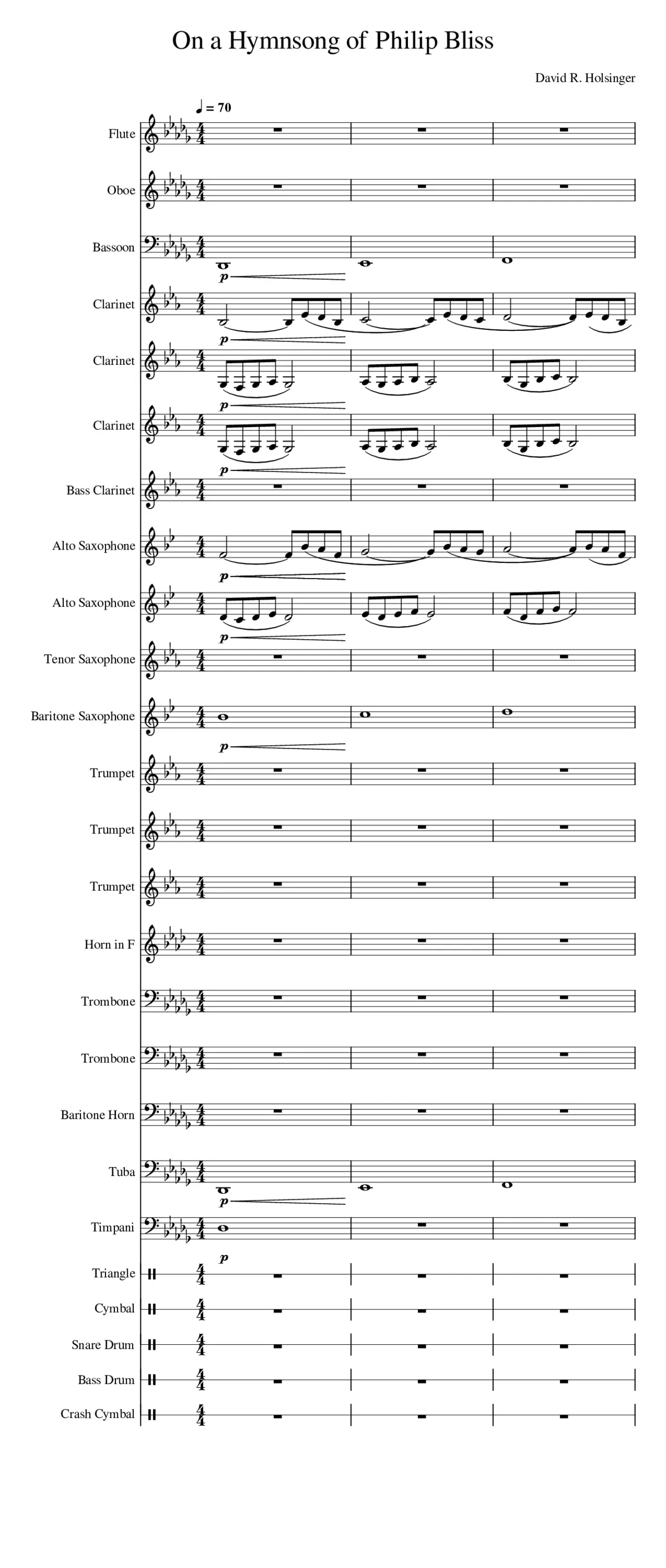 On a Hymnsong of Philip Bliss - Page 1