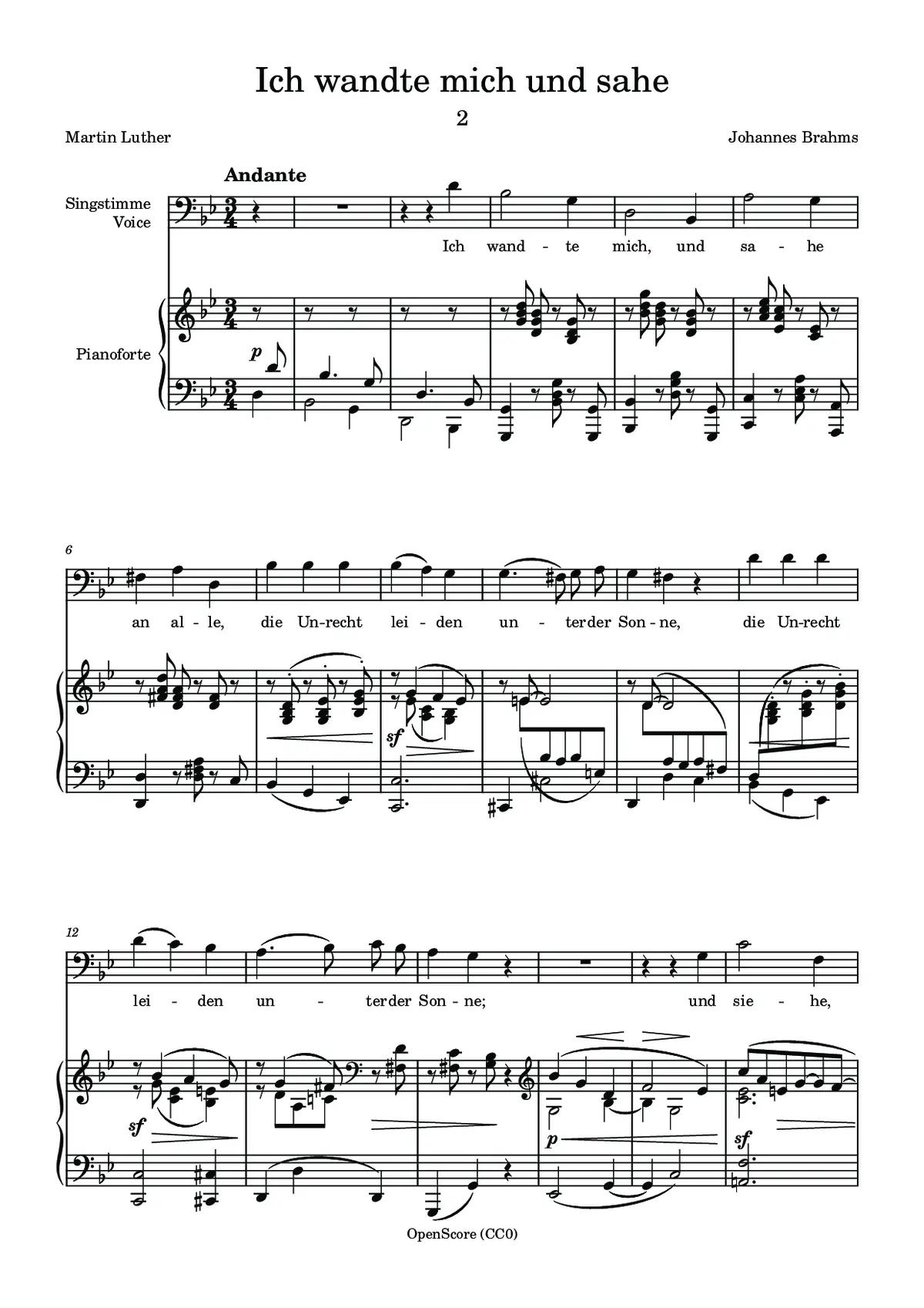 Ich wandte mich und sahe - Page 1