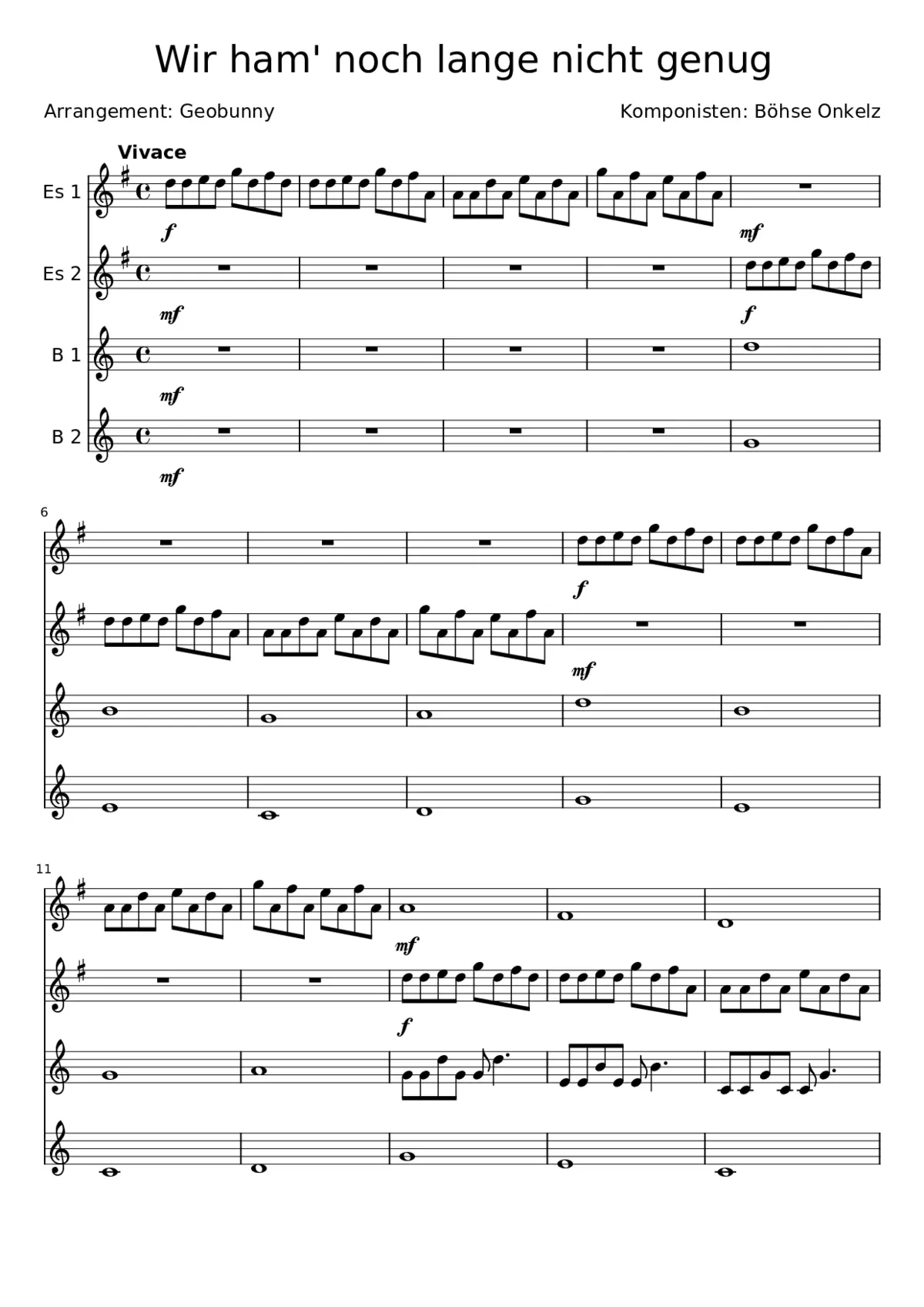 wir ham noch lange nicht genug - Page 1