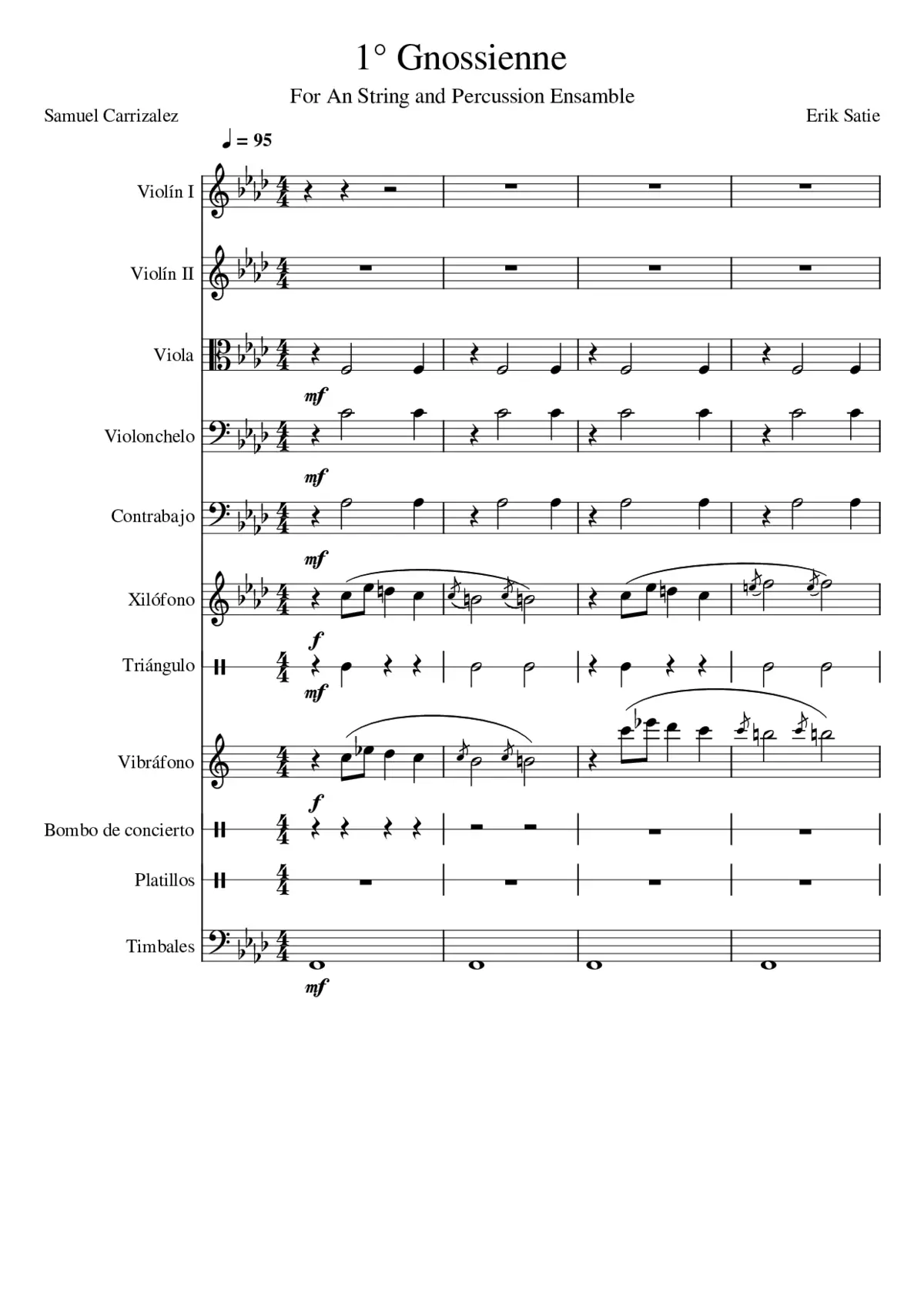 Gnossiennes - Page 1
