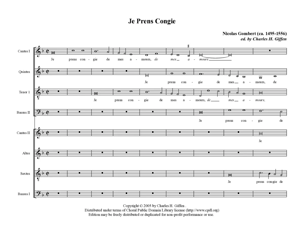 Je prens congie - Page 1