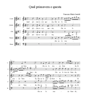 Qual primavera e questa