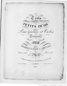 3 Petits Duos pour Guitare et Violon