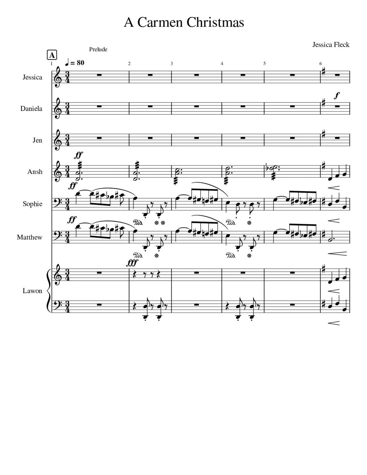 Carmen Christmas - Page 1