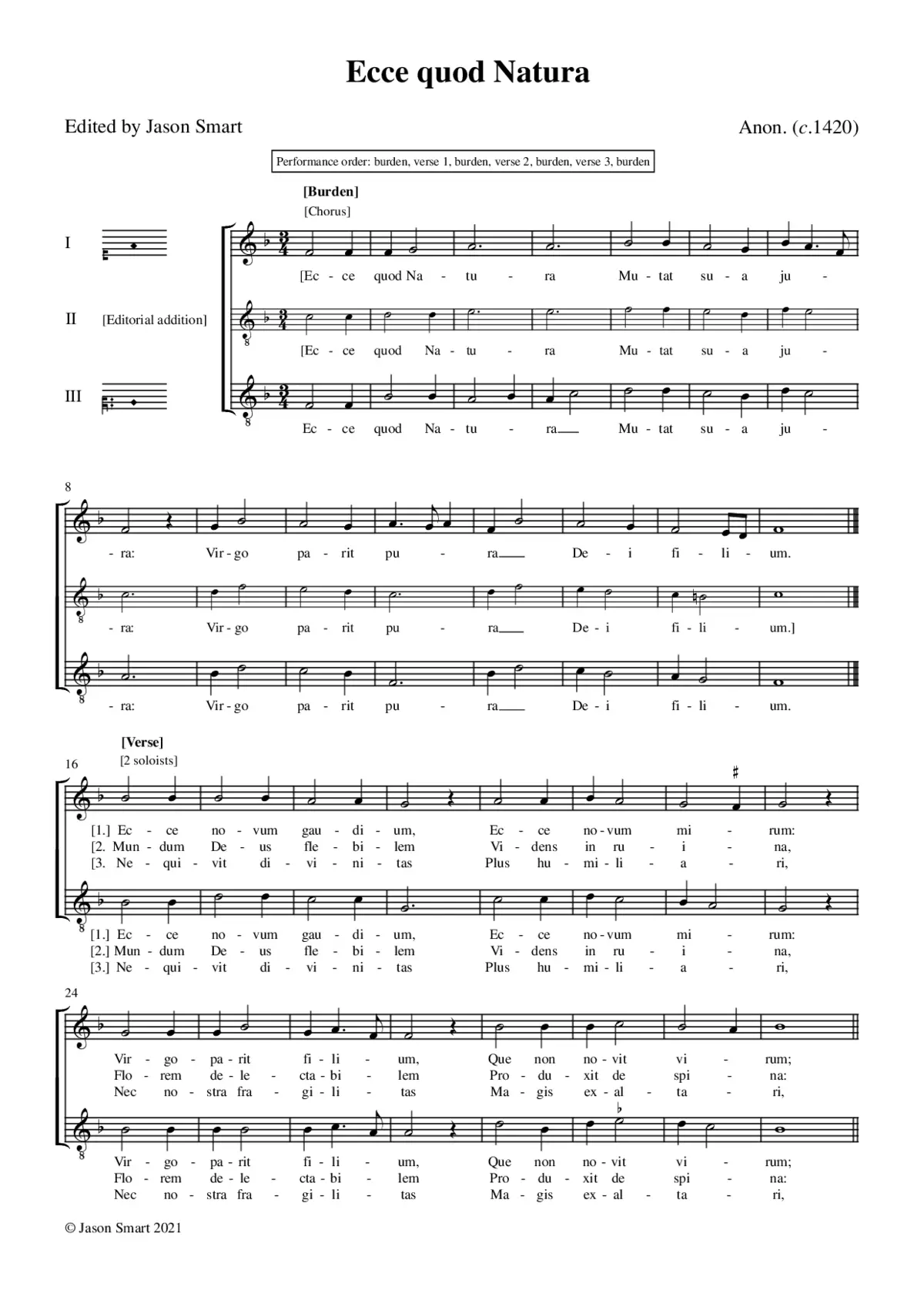 Ecce quod Natura - Page 1