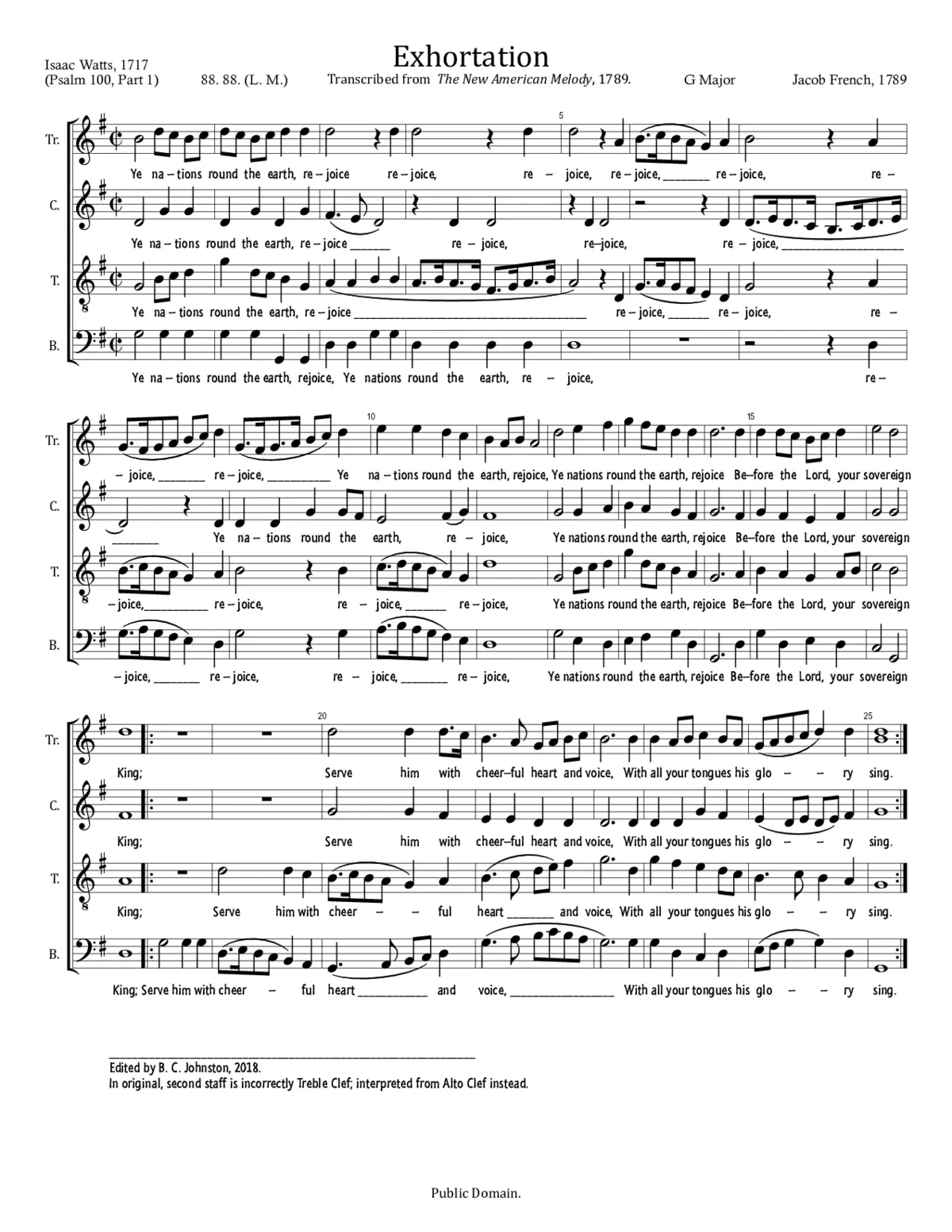Exhortation - Page 1