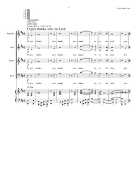 O give thanks unto the Lord