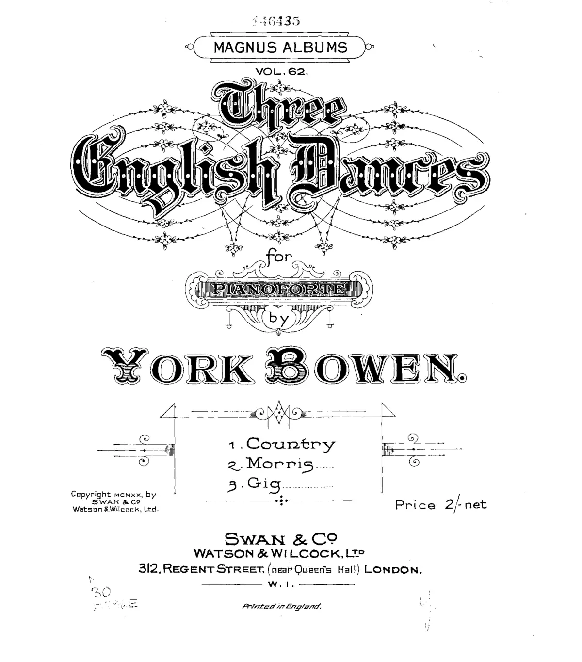 3 English Dances - Page 1