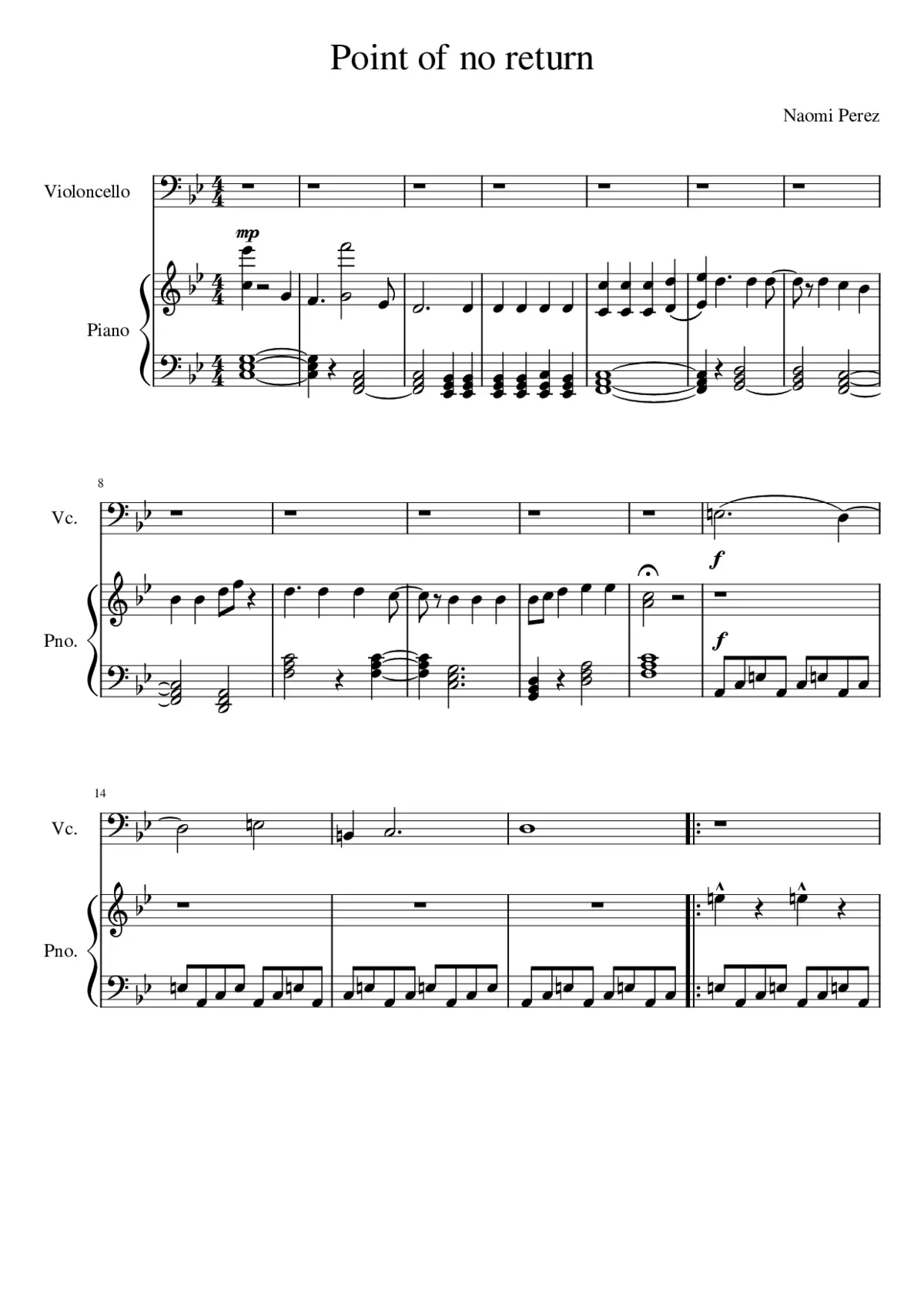 Point of no return - Page 1