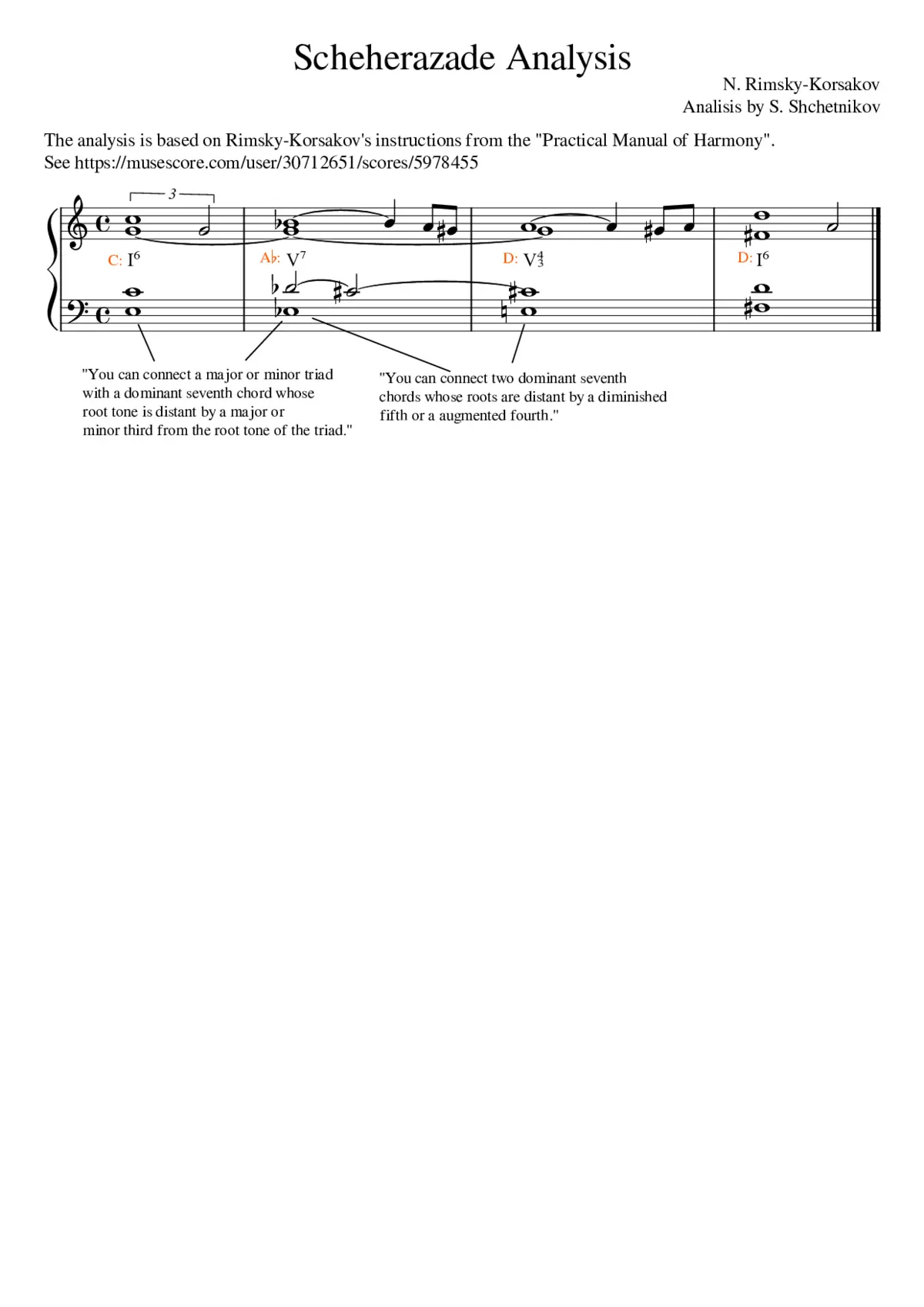 Scheherazade Op.35 - Page 1