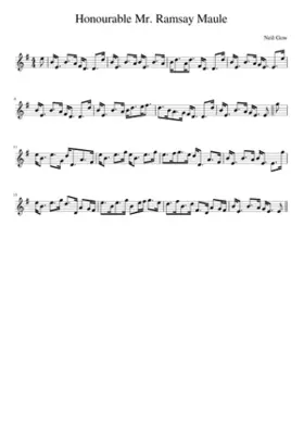 Honourable Mr. Ramsay Maule