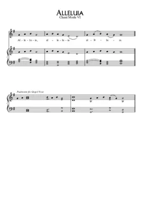 Simple Alleluia VI