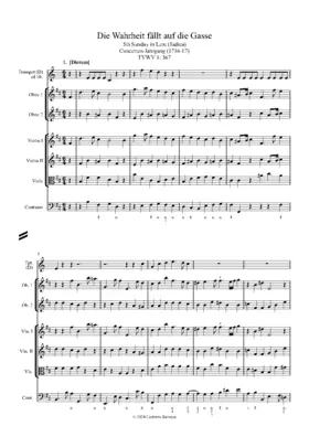 Die Wahrheit fällt auf die Gasse, TWV 1:367