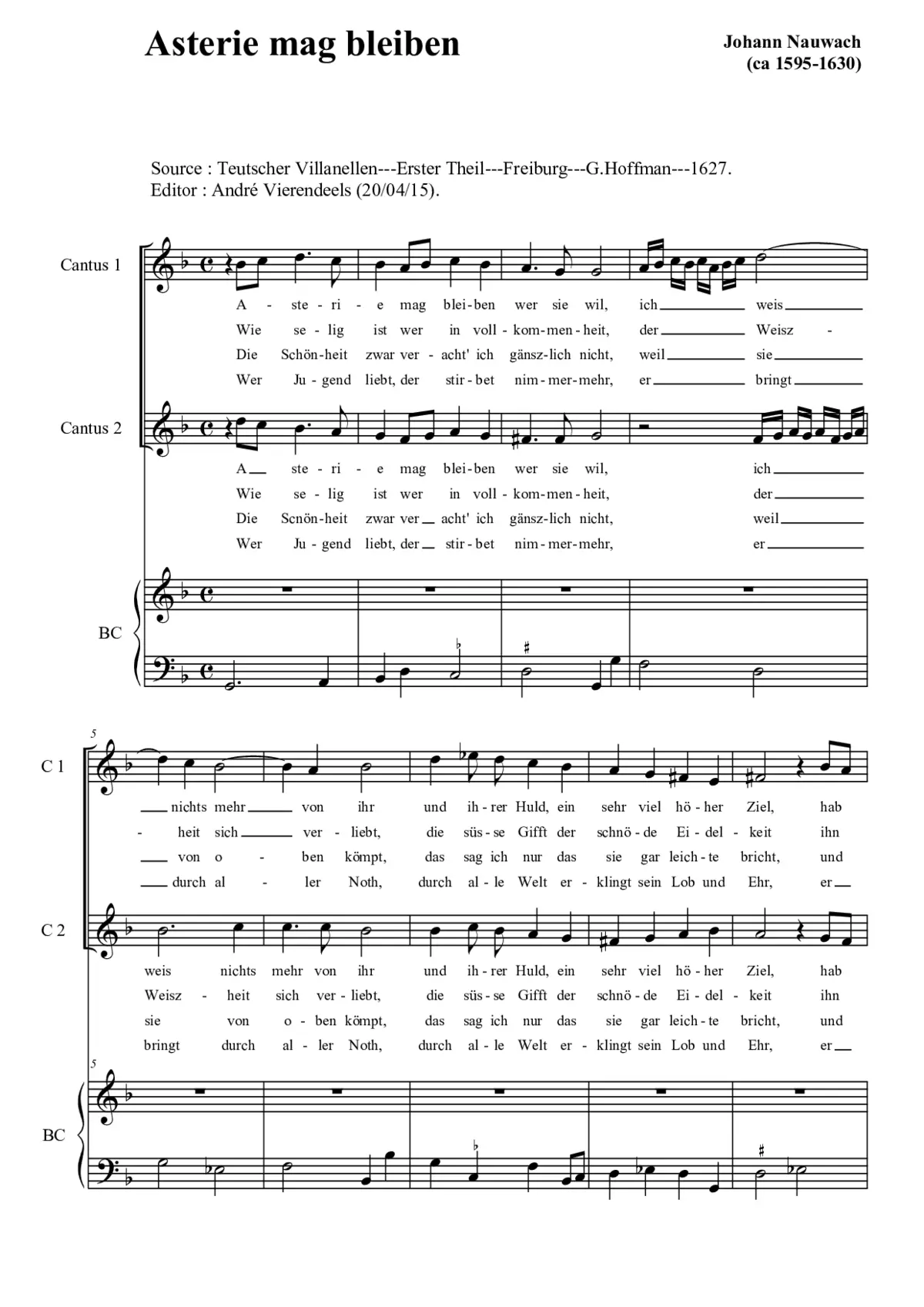 Asterie mag bleiben - Page 1