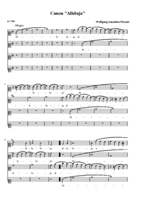 Alleluia, KV 553