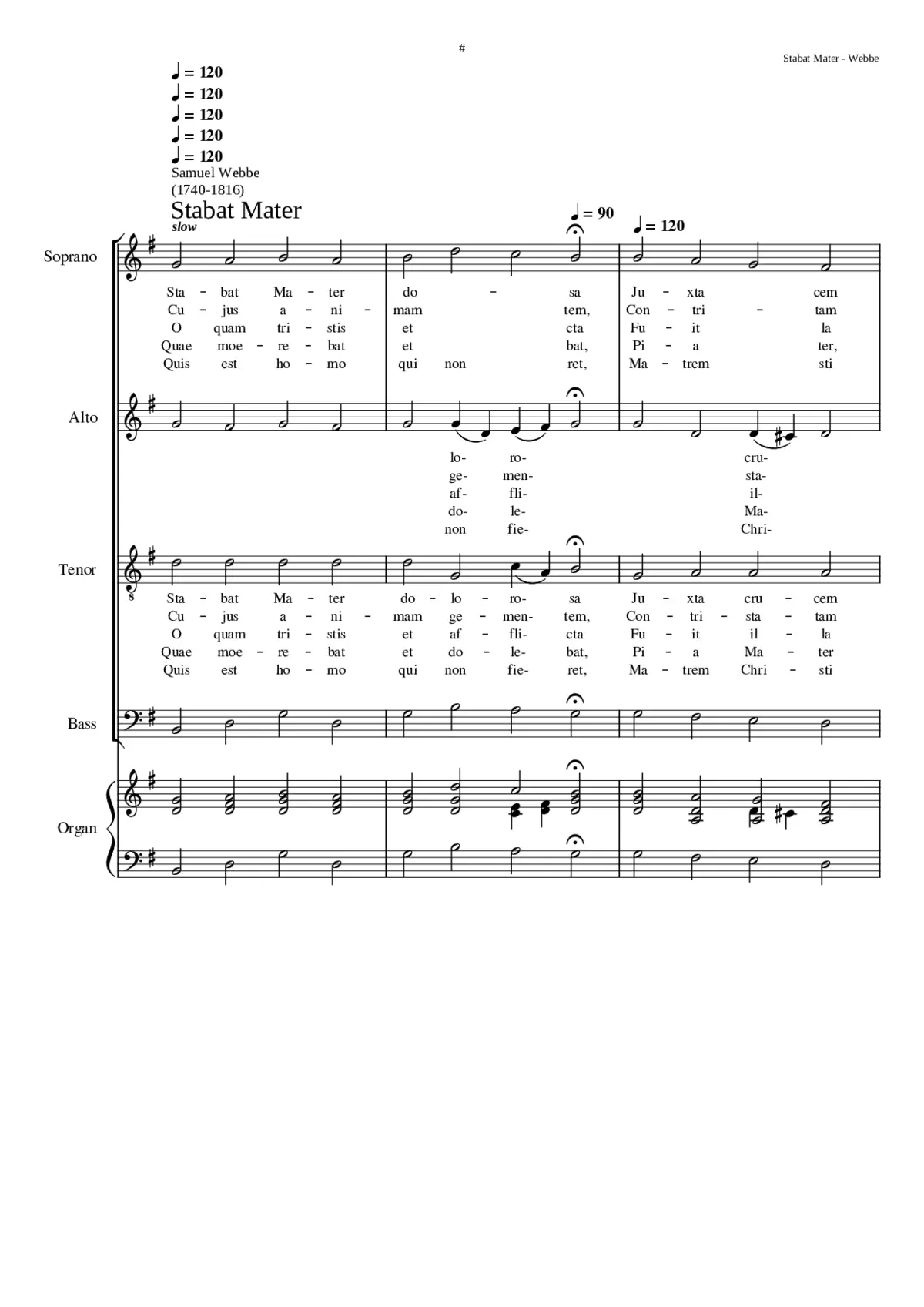 Stabat Mater - Page 1