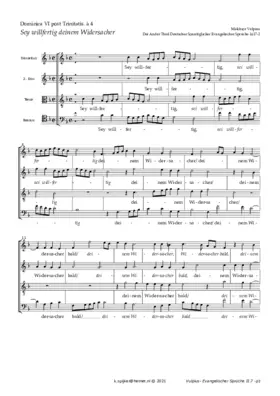 Sei wilfertig dem Widersacher