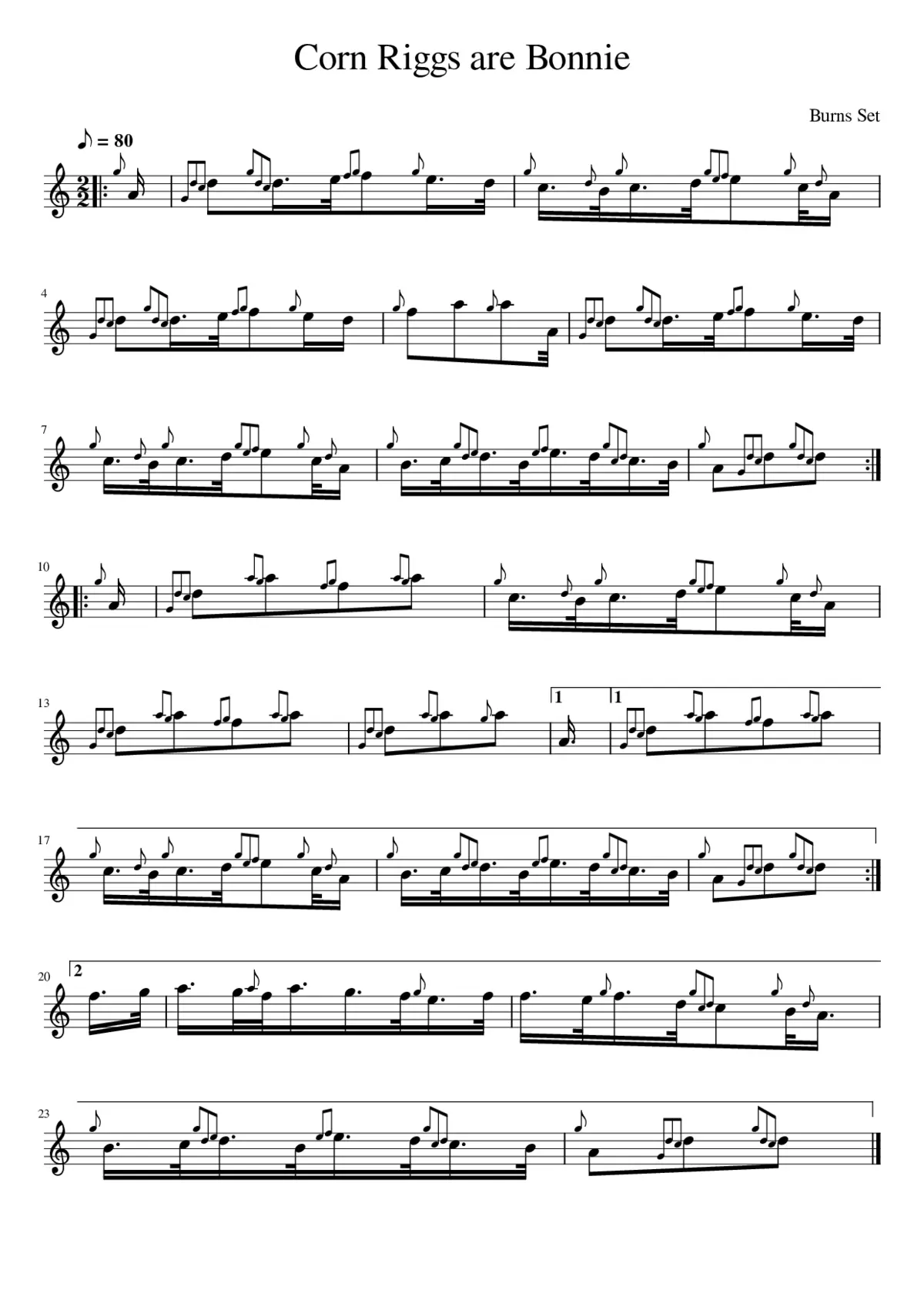 Corn Riggs are Bonnie - Page 1