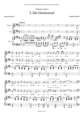 3 Duetten Op.11
