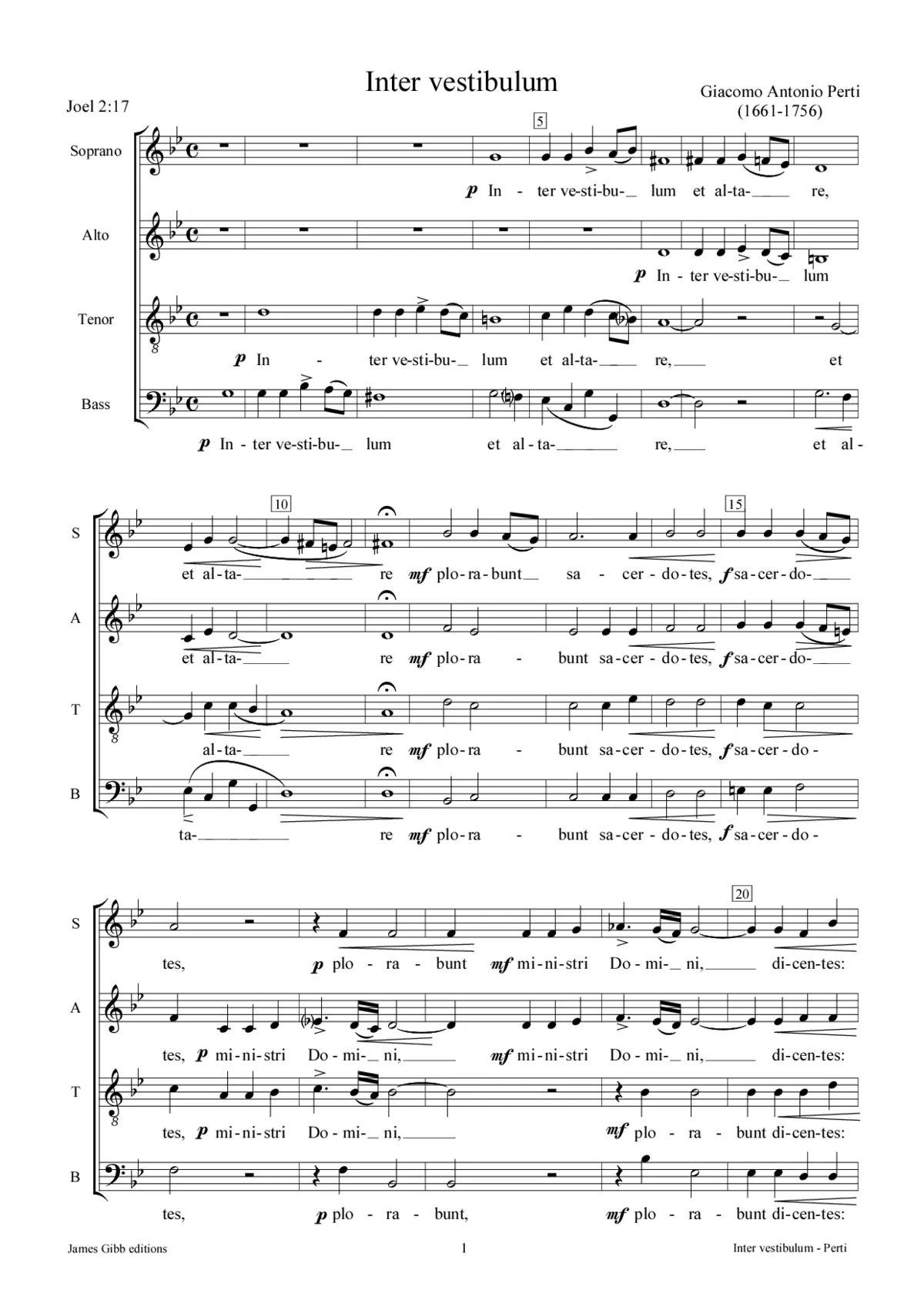 Inter vestibulum et altare - Page 1