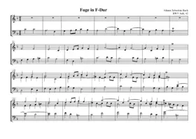 Fugue in F major