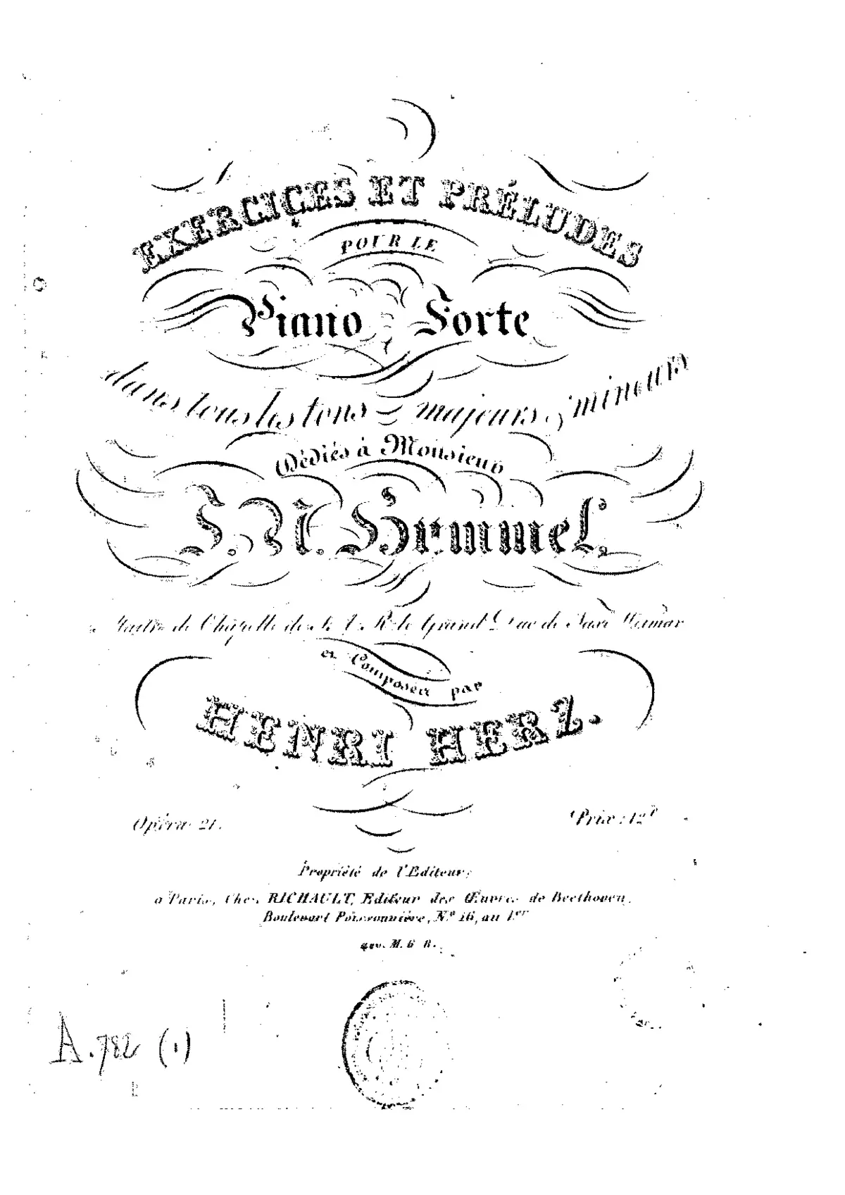 24 Exercices et Préludes, Op.21 - Page 1